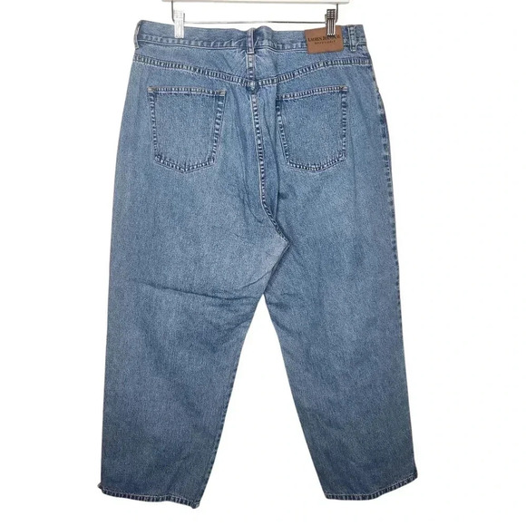 Lauren Ralph Lauren Medium Wash Womens Plus Size Cropped Jeans Size 18W - Picture 2 of 6